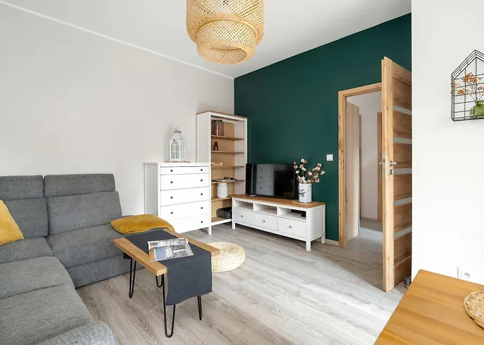 Elegant In With Parking, Garden And Bathtub By Renters Apartment Poznan